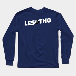 Lesotho Vintage style retro souvenir Long Sleeve T-Shirt